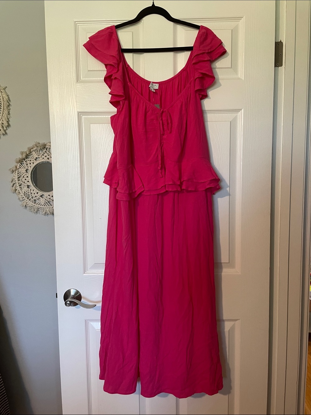 Sofia Vergara Women's Ruffle Sweetheart Midi Dress Size 3X NWT - Picture 5 of 14